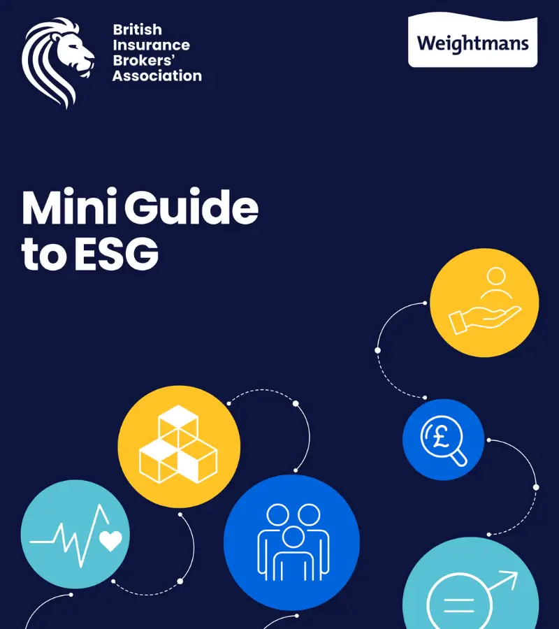 British insurance brokers association- mini guide to ESG